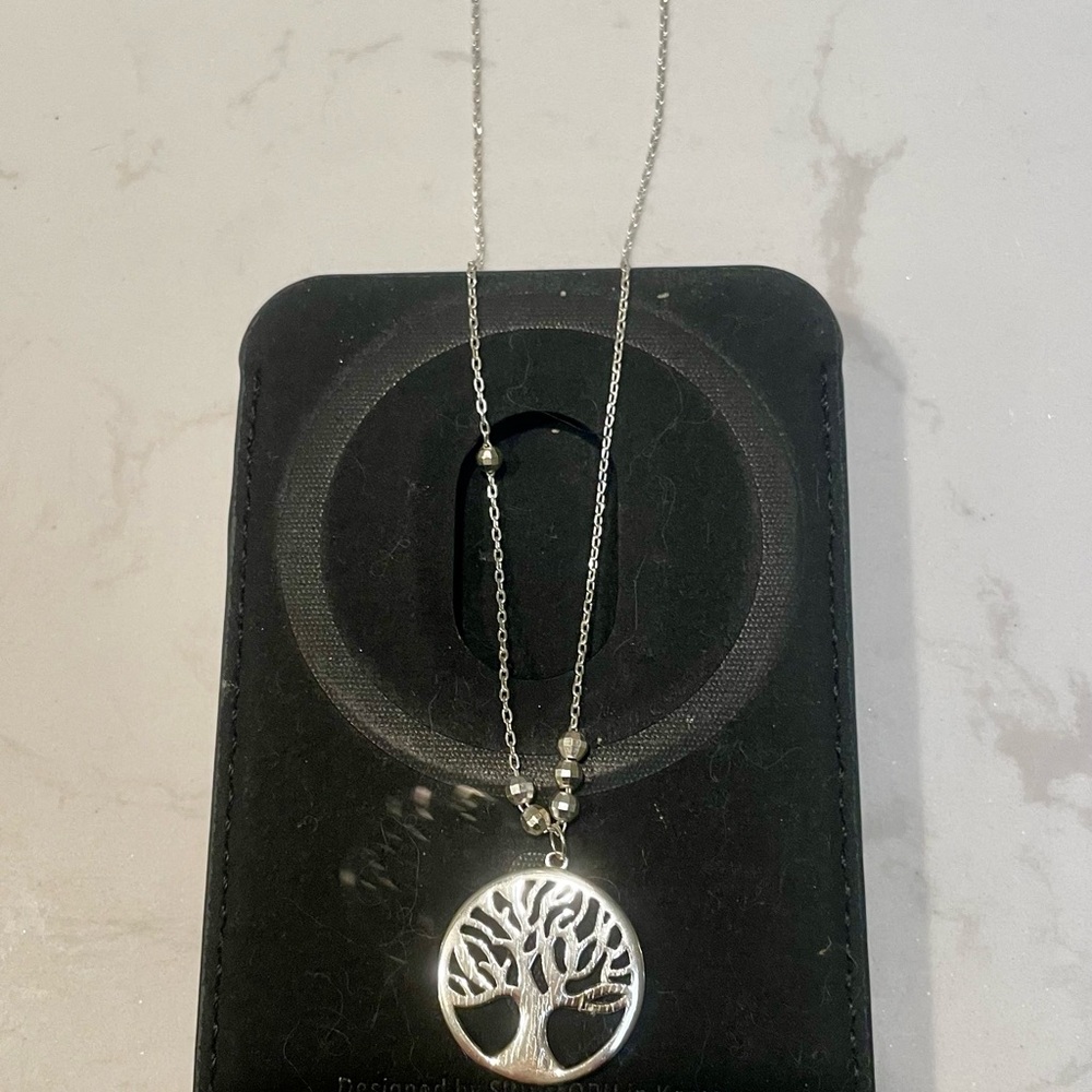 Silver Tree of Life Pendant Necklace